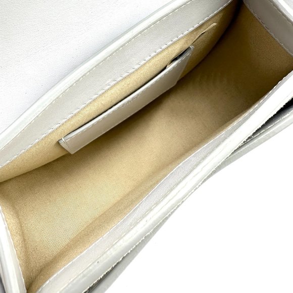 Chloe Gray Crossbody Bag with Gold Accents - Picture 10 of 10